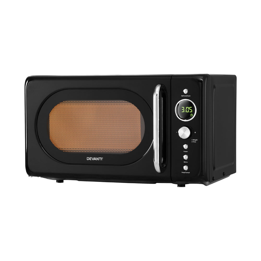 NNEDSZ Devanti 20L Microwave Oven 700W Black-0