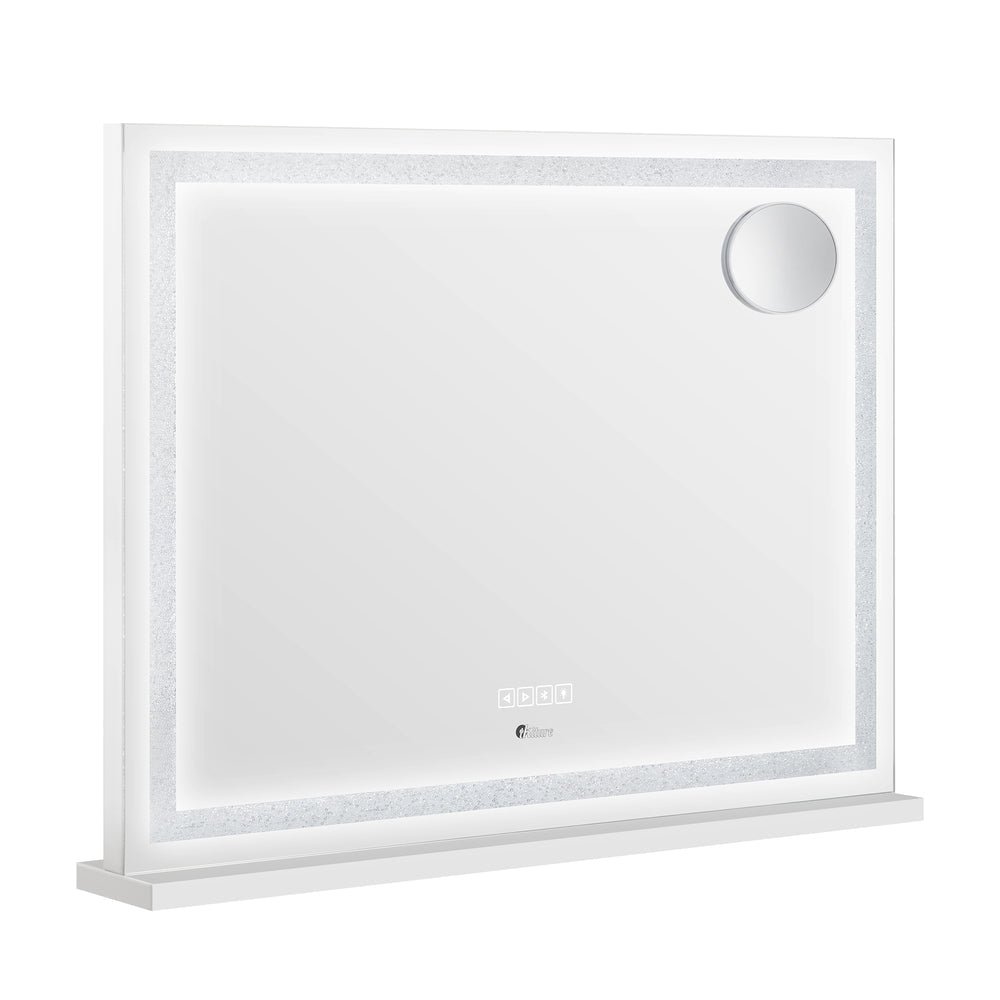 NNEED Bluetooth Makeup Mirror Crystal LED 80x62cm-0