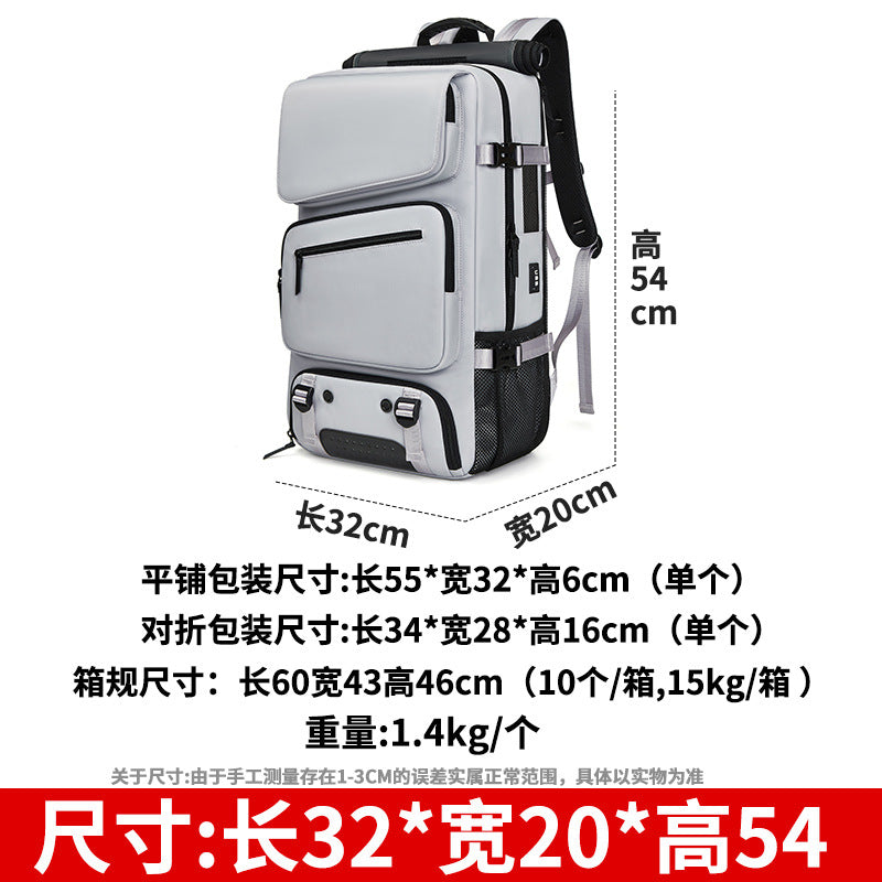 Foreign Trade Cross-border Supply Backpack Men's Large Capacity Crossbody Portable Travel Multi-functional Shoe Warehouse Sports Fitness Bag