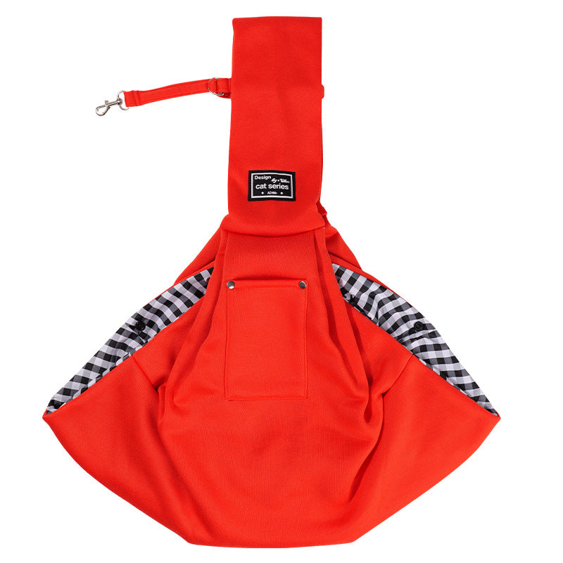 Portable Breathable Cat Carrier Bag for Outings, Pet Travel Backpack, Single-Shoulder Crossbody Bag, Large Capacity Cat Bag
