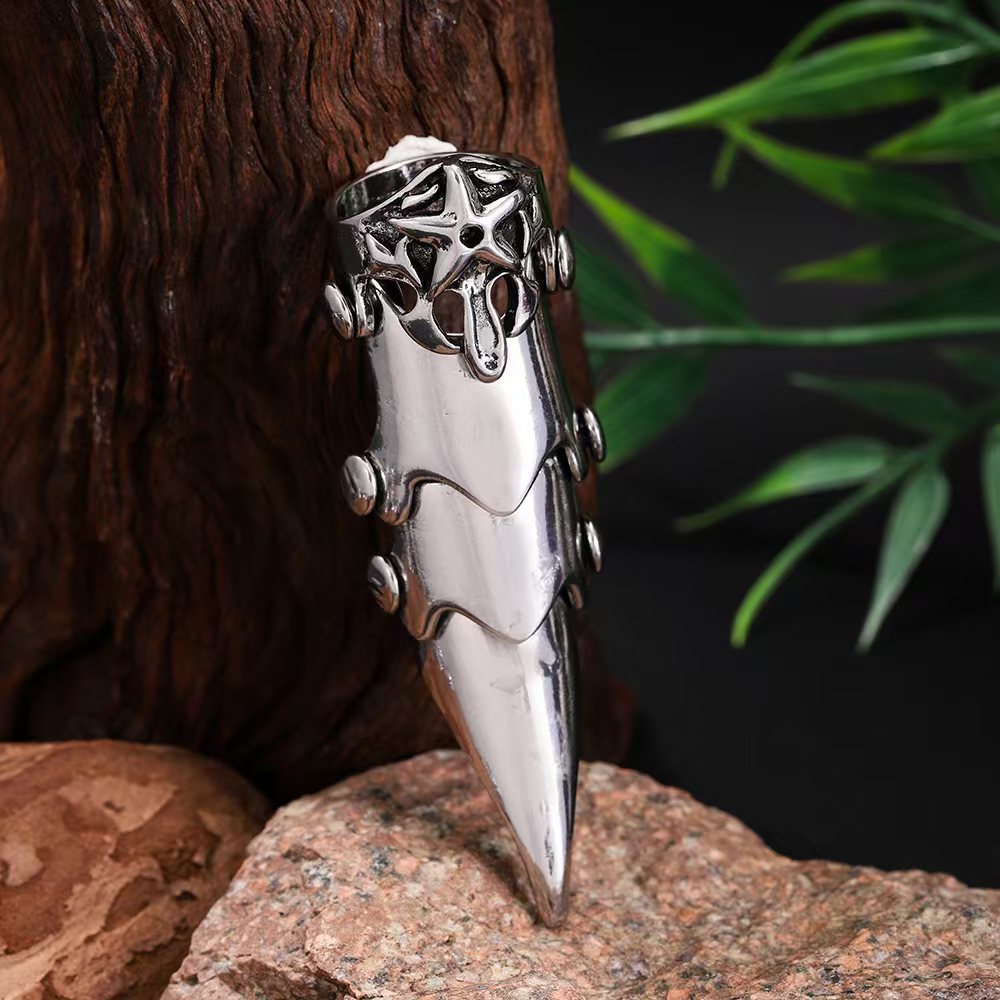 Vintage Men's and Women's Rings with Trendy and Cool Elements, Non-Mainstream Alloy Finger Rings, Factory Direct Sales and Wholesale.