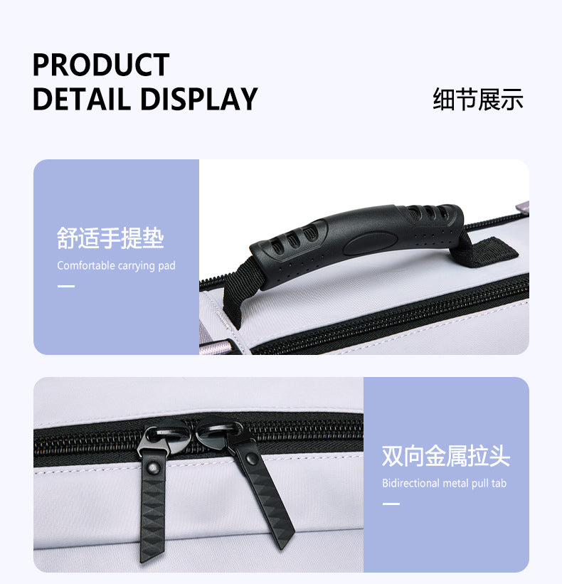 Foreign Trade Cross-border Supply Backpack Men's Large Capacity Crossbody Portable Travel Multi-functional Shoe Warehouse Sports Fitness Bag