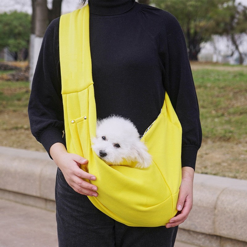 Portable Breathable Cat Carrier Bag for Outings, Pet Travel Backpack, Single-Shoulder Crossbody Bag, Large Capacity Cat Bag