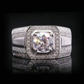 Cross-Border Popular Alloy Ring Accessories, His and Hers Couple Diamond Rings, Zircon Engagement Rings, Starting from One Piece