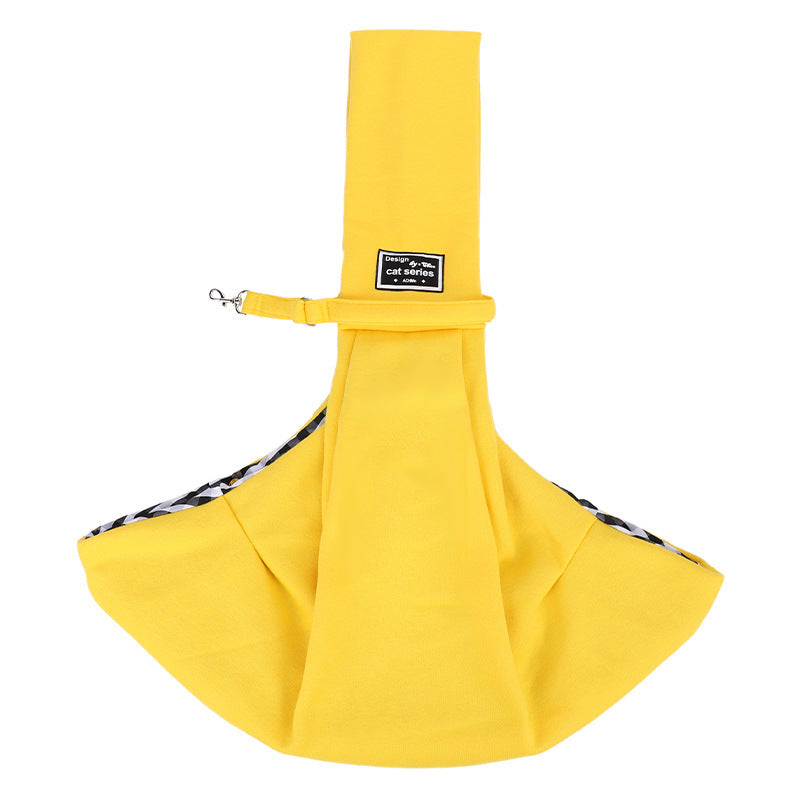 Portable Breathable Cat Carrier Bag for Outings, Pet Travel Backpack, Single-Shoulder Crossbody Bag, Large Capacity Cat Bag