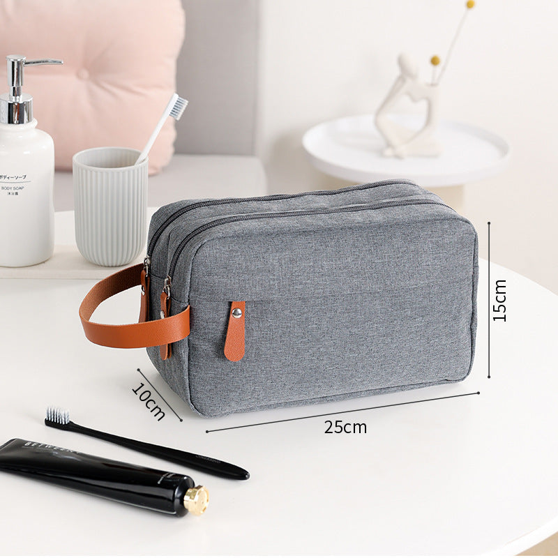 Cross-border Waterproof Cationic Hook Wash Bag Travel Cosmetic Bag Bathroom Supplies Large Capacity Convenient Travel Fabric