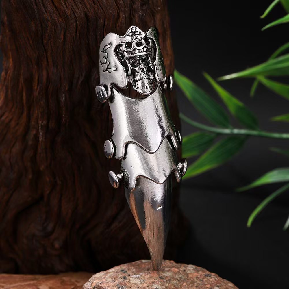 Vintage Men's and Women's Rings with Trendy and Cool Elements, Non-Mainstream Alloy Finger Rings, Factory Direct Sales and Wholesale.
