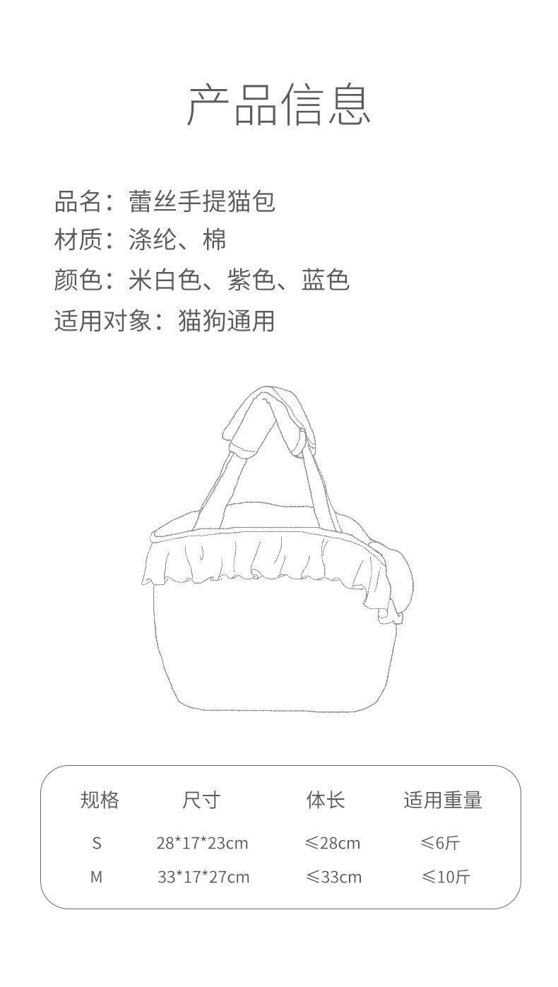Factory Direct Sales Cat Bag, Portable Pet Bag for All Seasons, Large Capacity Travel Pet Supplies Wholesale