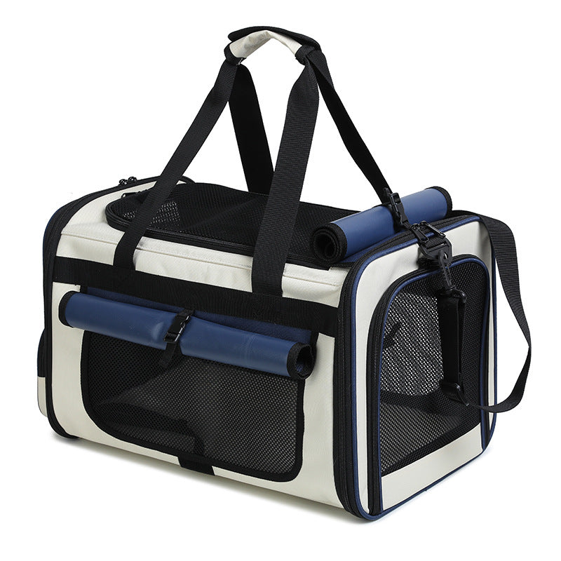 Foldable, Breathable and Lightweight Cat Bag for Carrying Pets When Traveling, Handbag for Pets, Car Bag for Cats