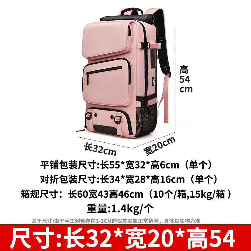 Foreign Trade Cross-border Supply Backpack Men's Large Capacity Crossbody Portable Travel Multi-functional Shoe Warehouse Sports Fitness Bag