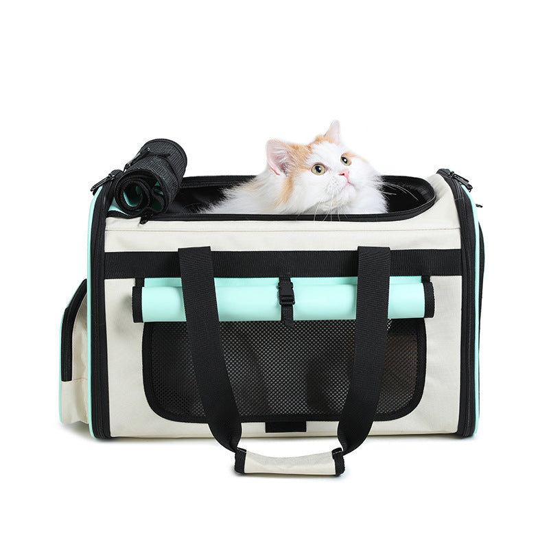 Foldable, Breathable and Lightweight Cat Bag for Carrying Pets When Traveling, Handbag for Pets, Car Bag for Cats