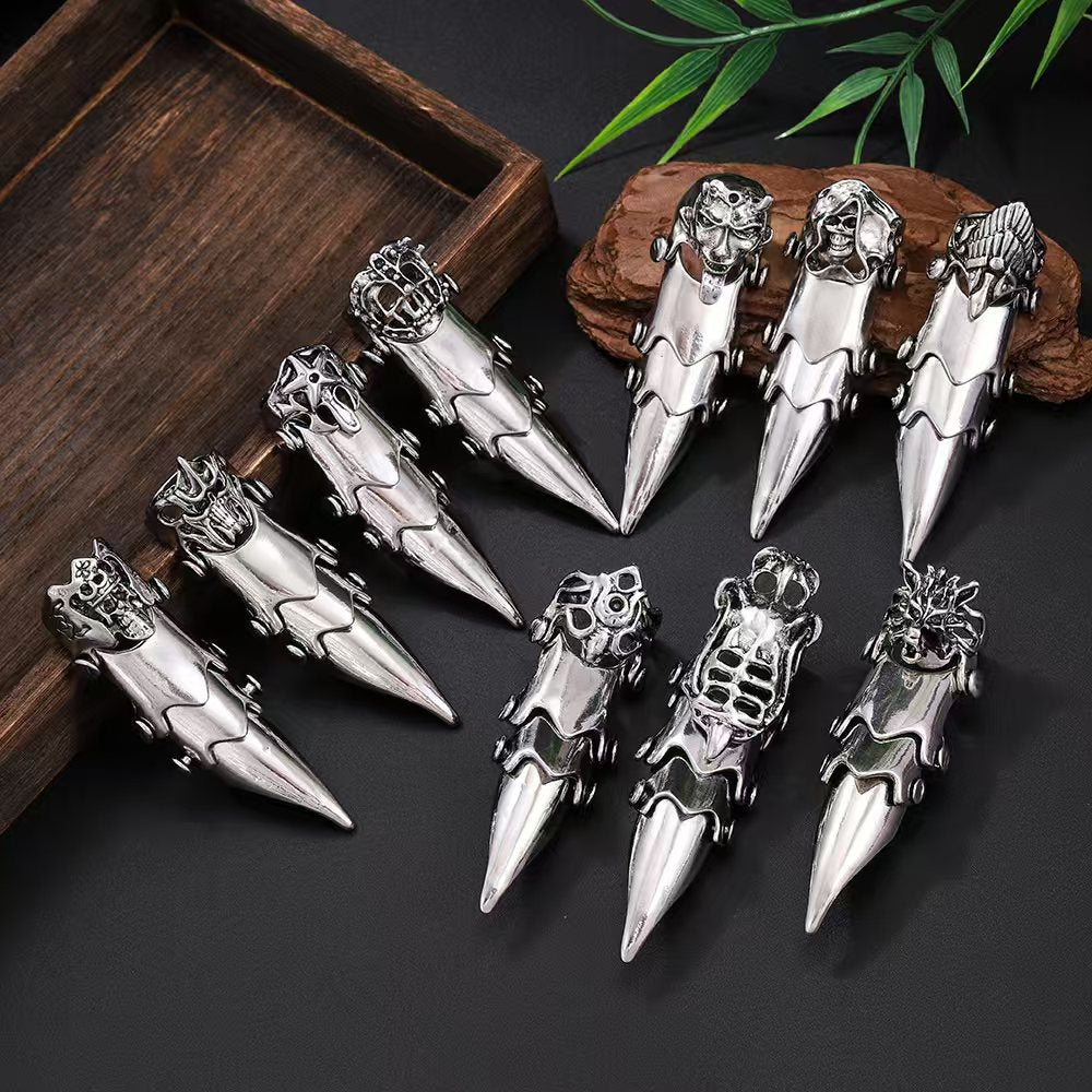 Vintage Men's and Women's Rings with Trendy and Cool Elements, Non-Mainstream Alloy Finger Rings, Factory Direct Sales and Wholesale.