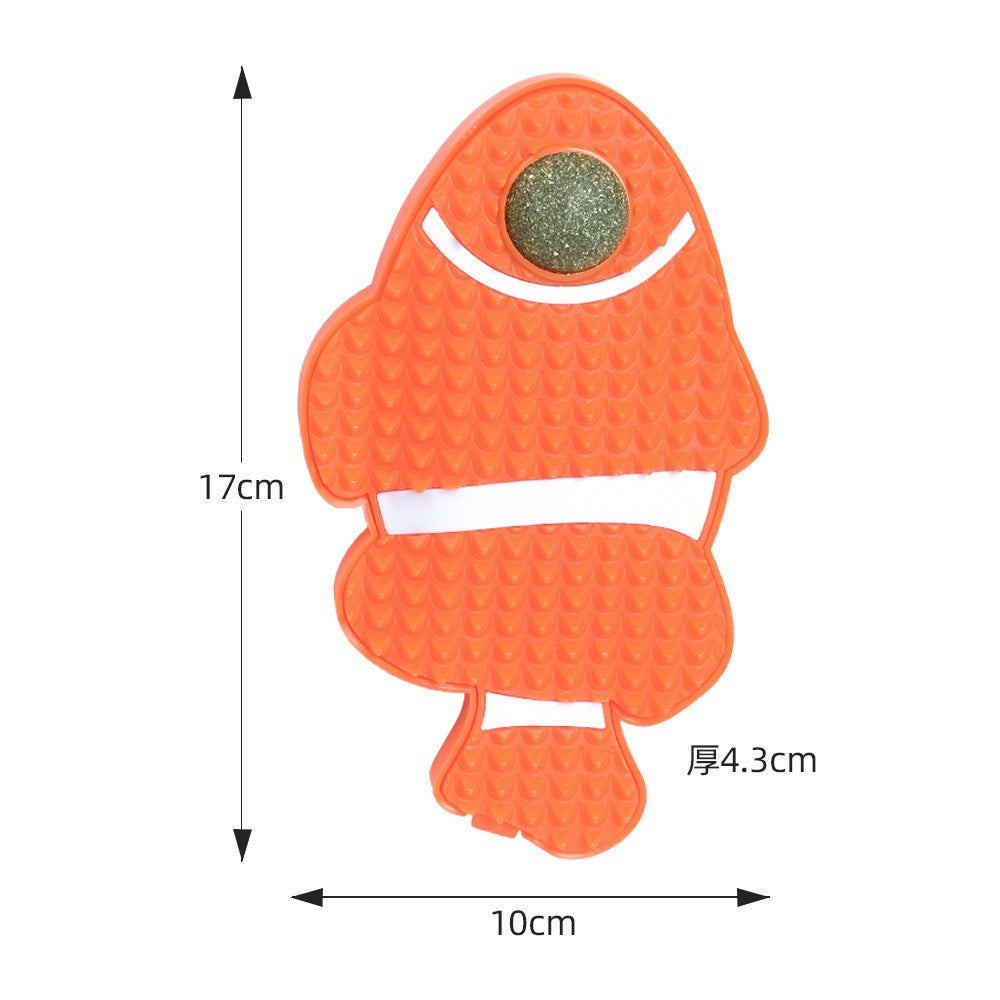 Cat Toy Fish Simulation Mint Self-Entertainment Boredom Relief Chew-Resistant Teasing Cat Stick Kitten Pet Supplies
