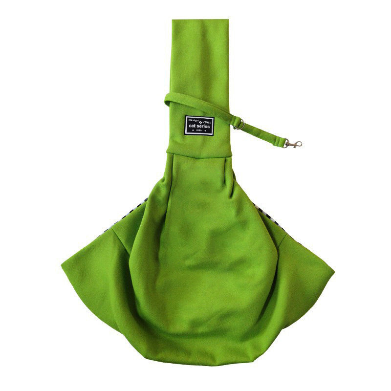 Portable Breathable Cat Carrier Bag for Outings, Pet Travel Backpack, Single-Shoulder Crossbody Bag, Large Capacity Cat Bag