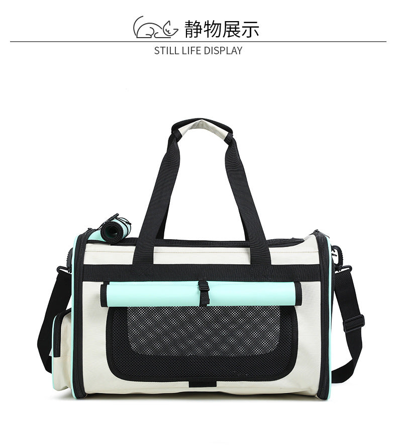 Foldable, Breathable and Lightweight Cat Bag for Carrying Pets When Traveling, Handbag for Pets, Car Bag for Cats