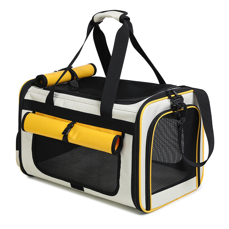Foldable, Breathable and Lightweight Cat Bag for Carrying Pets When Traveling, Handbag for Pets, Car Bag for Cats