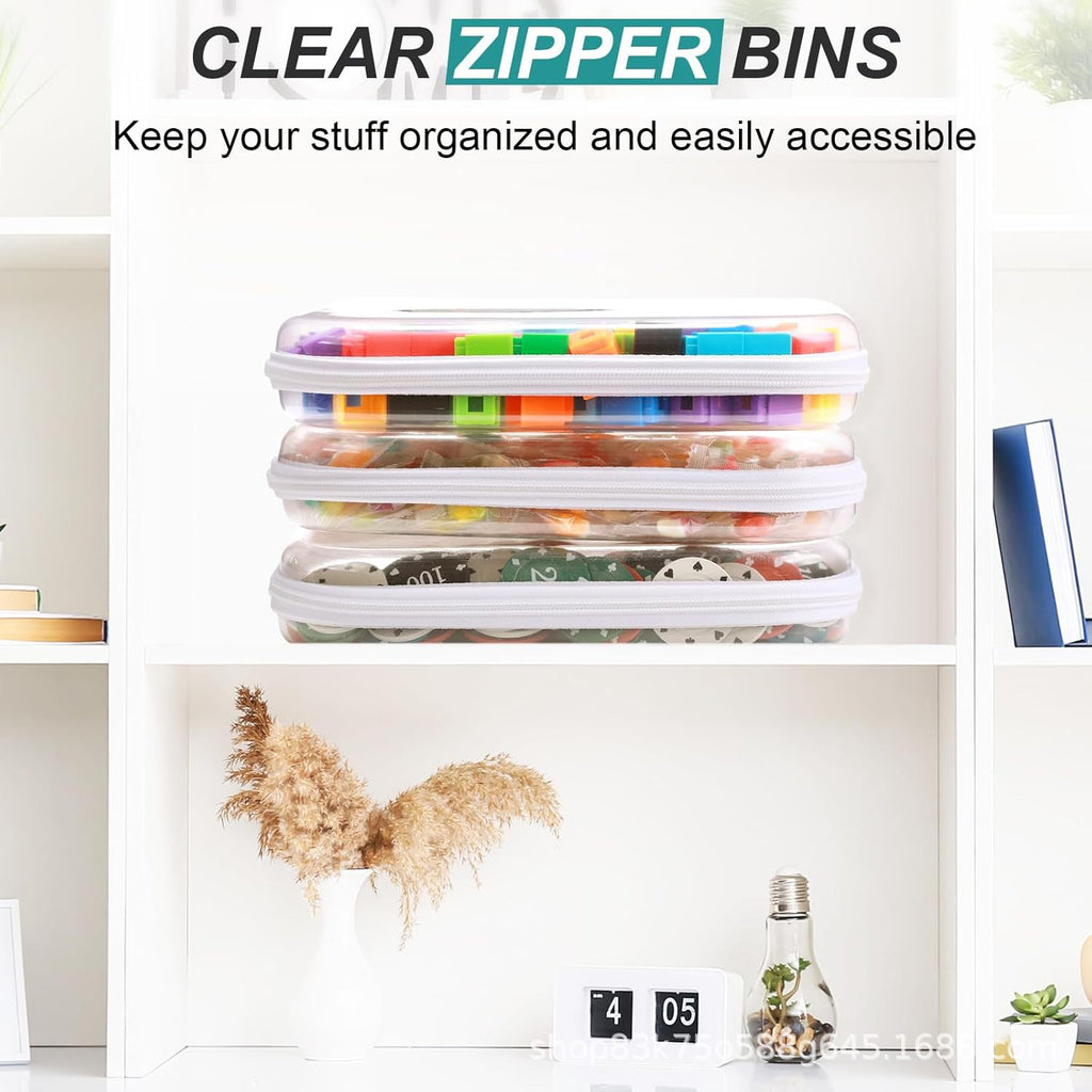 Cross-Border Popular Pet Box Travel Storage Bag Digital Stationery Toiletry Makeup Bag Small Transparent Box Portable