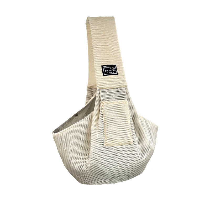 Amazon's Best-Selling Mesh Summer Foldable Shoulder Pet Bag Large Capacity Breathable Portable Travel Cross-Body Cat Bag