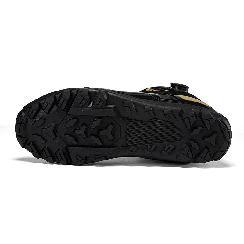Cross-Border Supply Men's Motorcycle Shoes Large Size Motorcycle Riding Shoes Men's Rider Four-Season Sneakers Motorcycle Travel Equipment