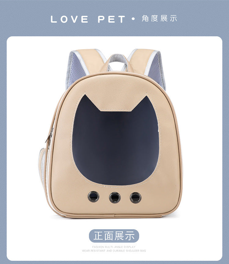 Pet Supplies Cat Carrier Backpack, Space-Style Bag, Light Transparent Pet Carrier, Comfortable and Breathable Cat Backpack, Large Capacity