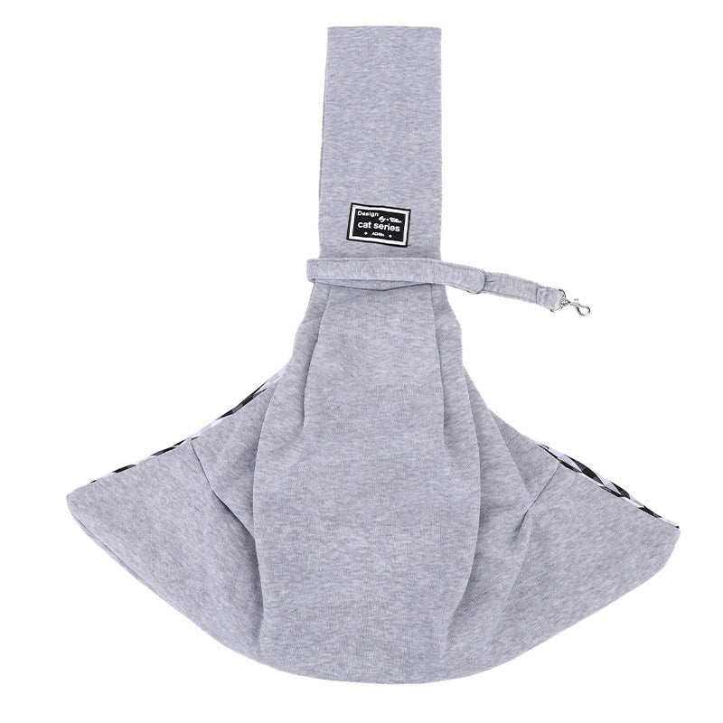 Portable Breathable Cat Carrier Bag for Outings, Pet Travel Backpack, Single-Shoulder Crossbody Bag, Large Capacity Cat Bag