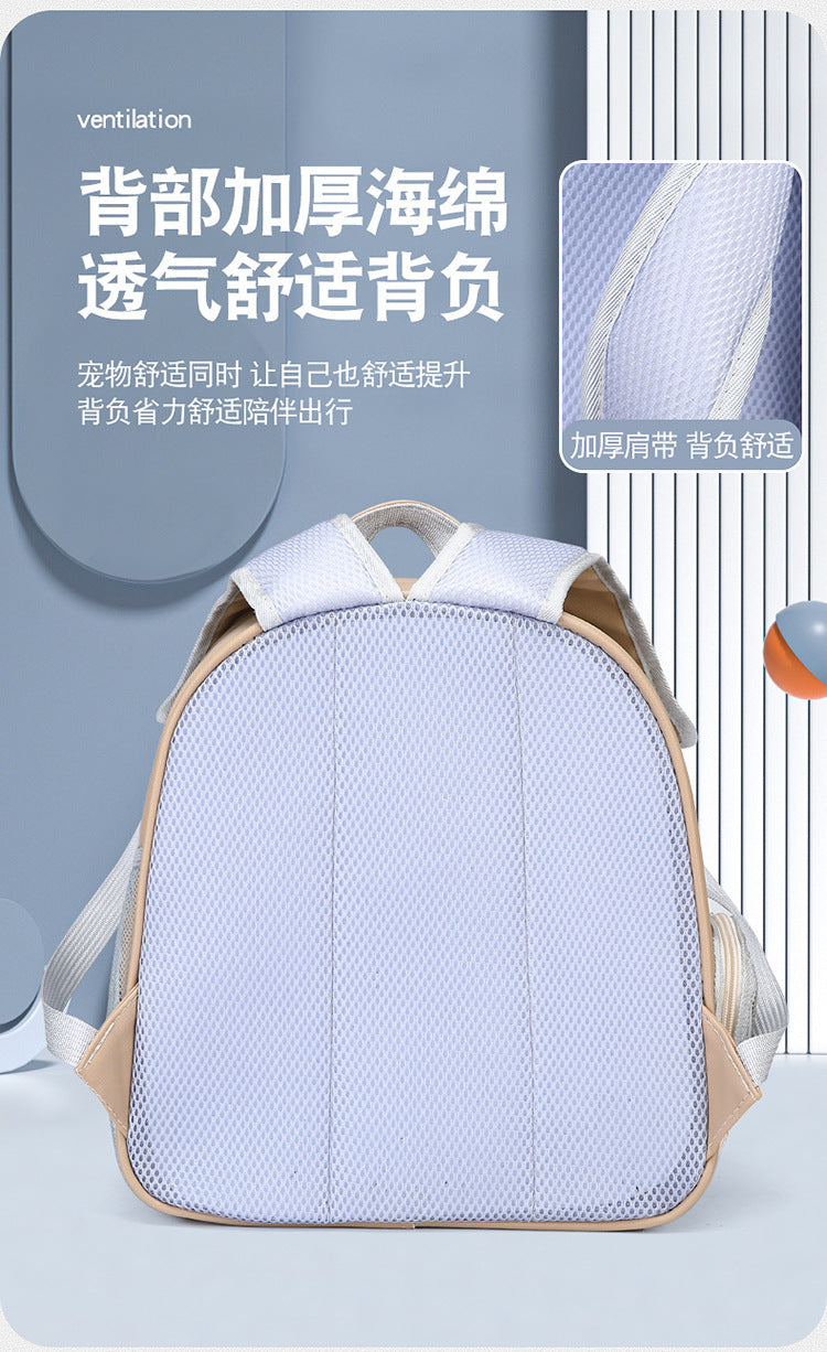 Pet Supplies Cat Carrier Backpack, Space-Style Bag, Light Transparent Pet Carrier, Comfortable and Breathable Cat Backpack, Large Capacity