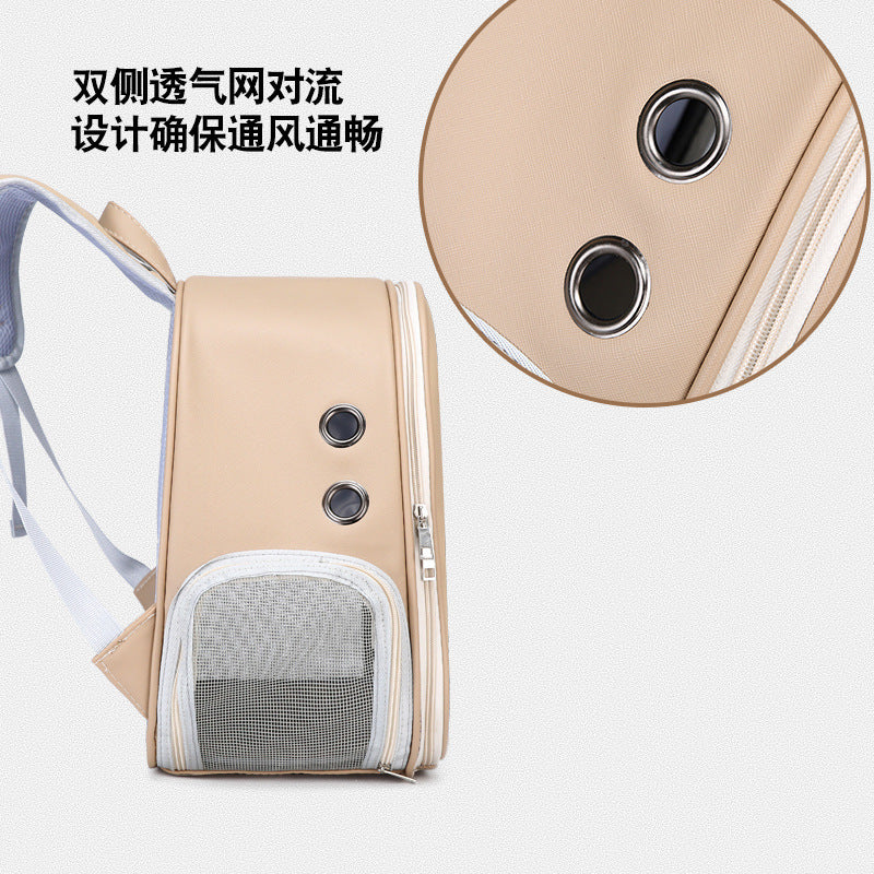 Pet Supplies Cat Carrier Backpack, Space-Style Bag, Light Transparent Pet Carrier, Comfortable and Breathable Cat Backpack, Large Capacity