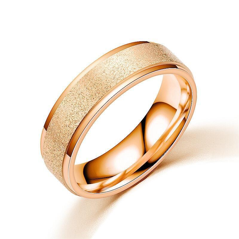 Hot Stainless Steel Single and Double Rows Full Diamond Titanium Steel Couple Rings for Women with Small Square Diamonds Personalized Simple Card Plus Titanium Steel Rings