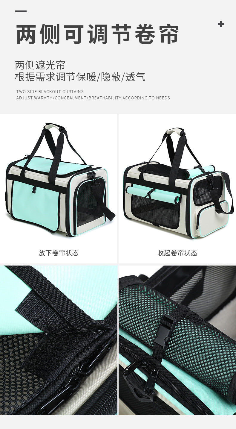 Foldable, Breathable and Lightweight Cat Bag for Carrying Pets When Traveling, Handbag for Pets, Car Bag for Cats