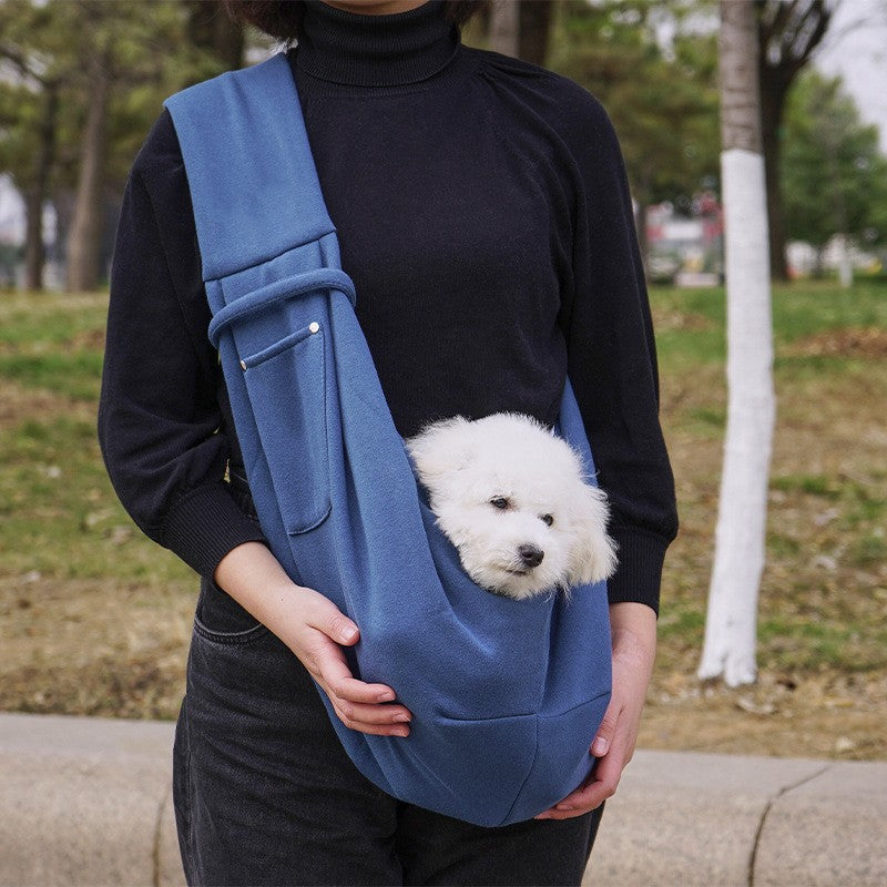 Portable Breathable Cat Carrier Bag for Outings, Pet Travel Backpack, Single-Shoulder Crossbody Bag, Large Capacity Cat Bag