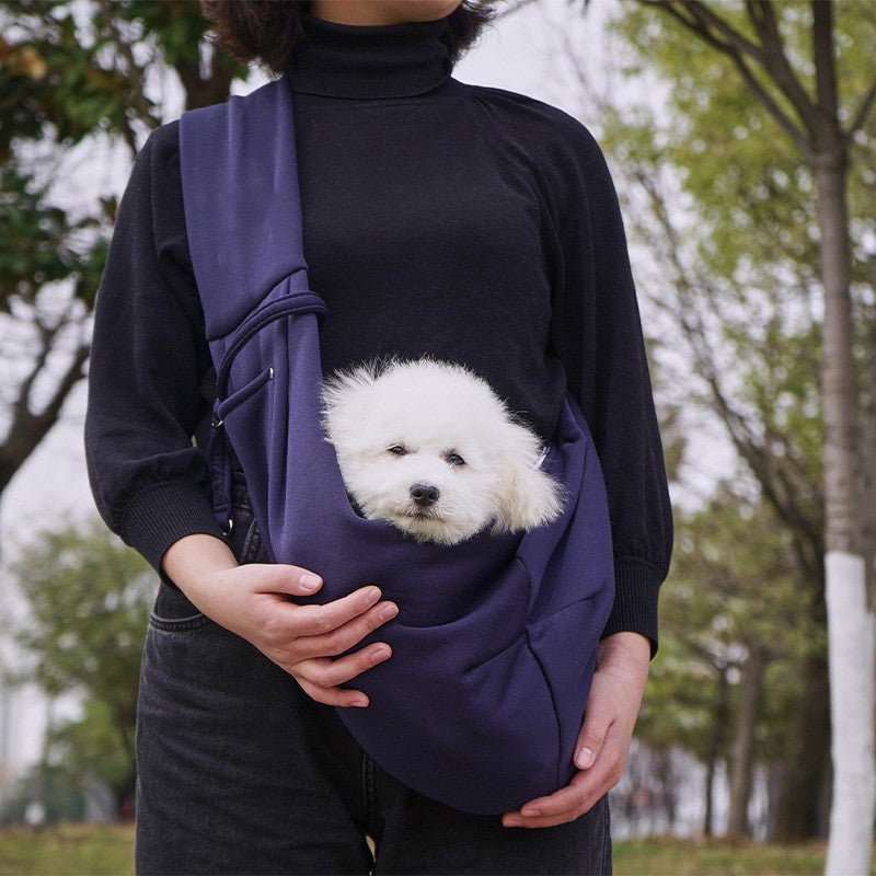Portable Breathable Cat Carrier Bag for Outings, Pet Travel Backpack, Single-Shoulder Crossbody Bag, Large Capacity Cat Bag