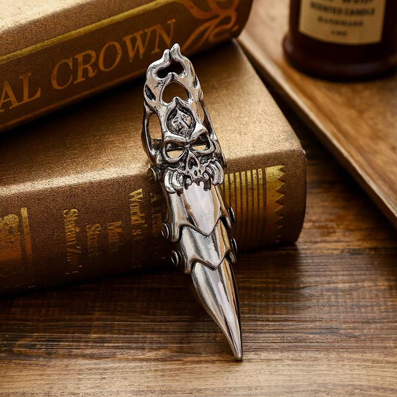 Vintage Men's and Women's Rings with Trendy and Cool Elements, Non-Mainstream Alloy Finger Rings, Factory Direct Sales and Wholesale.