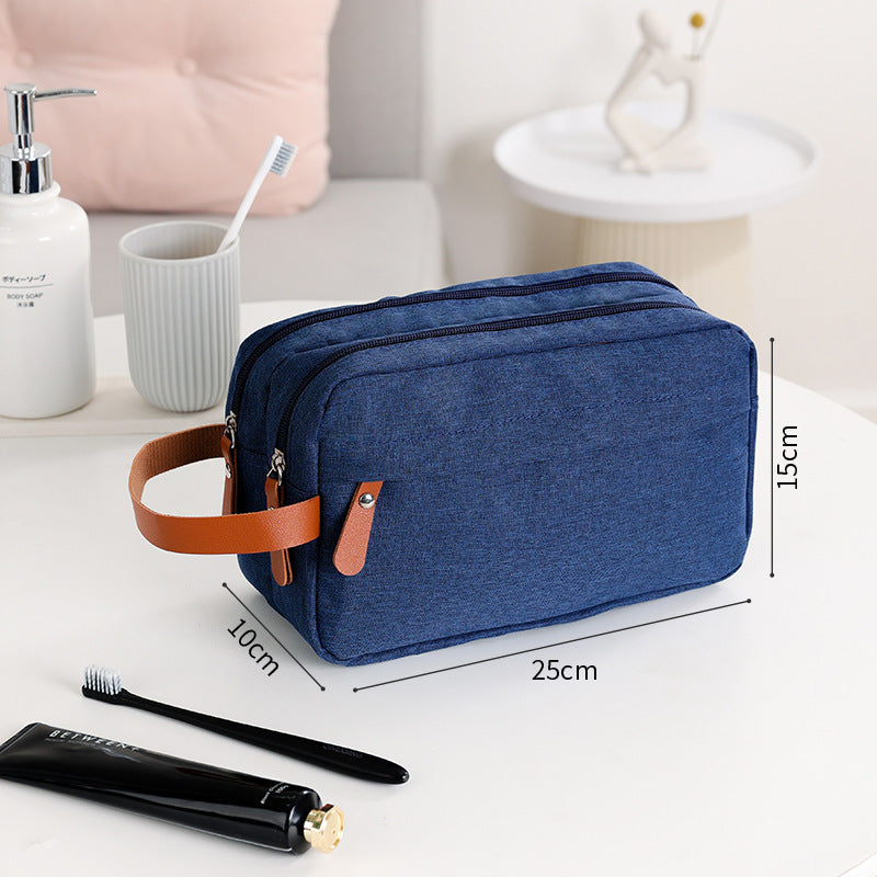 Cross-border Waterproof Cationic Hook Wash Bag Travel Cosmetic Bag Bathroom Supplies Large Capacity Convenient Travel Fabric