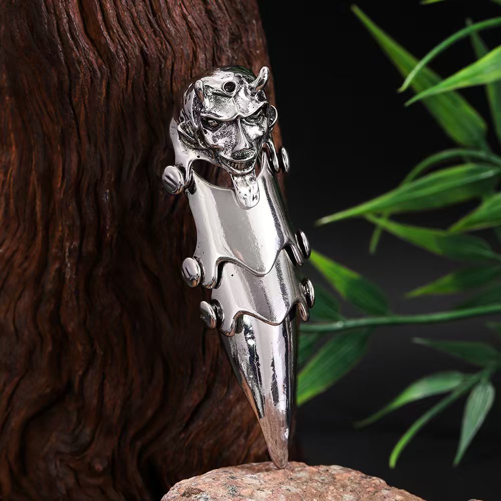 Vintage Men's and Women's Rings with Trendy and Cool Elements, Non-Mainstream Alloy Finger Rings, Factory Direct Sales and Wholesale.