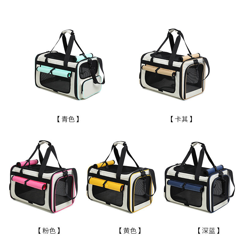 Foldable, Breathable and Lightweight Cat Bag for Carrying Pets When Traveling, Handbag for Pets, Car Bag for Cats