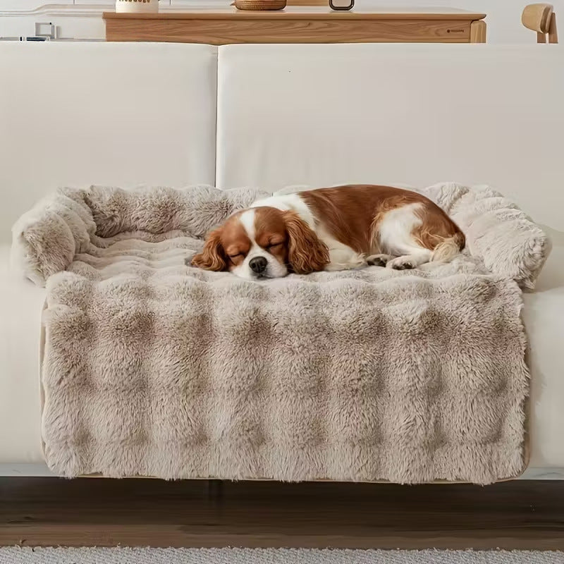 Cross-Border Hot-Selling Anti-Scratch Pet Mat, New Plush Thickened Non-Slip Sofa Dog Bed, Pet Supplies
