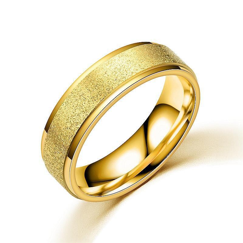 Hot Stainless Steel Single and Double Rows Full Diamond Titanium Steel Couple Rings for Women with Small Square Diamonds Personalized Simple Card Plus Titanium Steel Rings