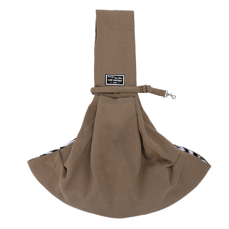 Portable Breathable Cat Carrier Bag for Outings, Pet Travel Backpack, Single-Shoulder Crossbody Bag, Large Capacity Cat Bag