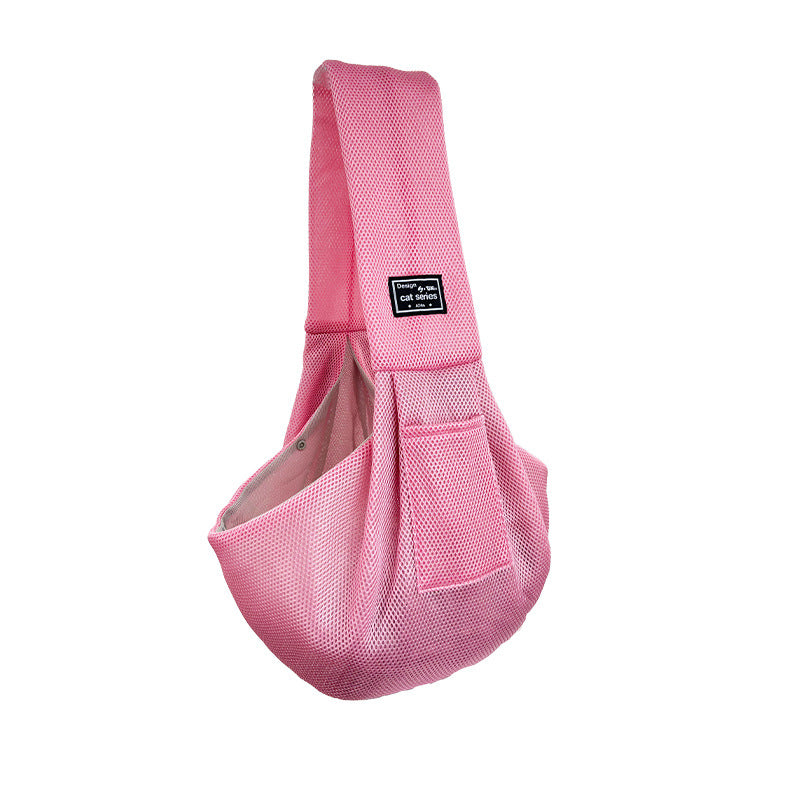 Amazon's Best-Selling Mesh Summer Foldable Shoulder Pet Bag Large Capacity Breathable Portable Travel Cross-Body Cat Bag