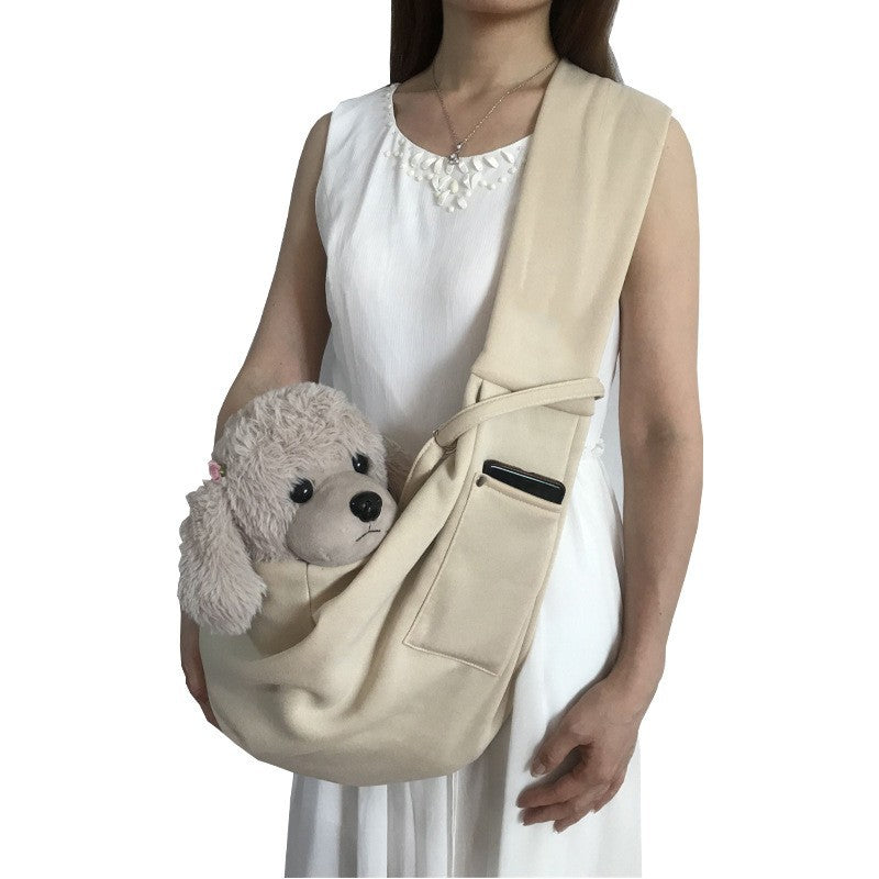 Portable Breathable Cat Carrier Bag for Outings, Pet Travel Backpack, Single-Shoulder Crossbody Bag, Large Capacity Cat Bag