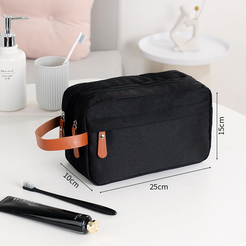 Cross-border Waterproof Cationic Hook Wash Bag Travel Cosmetic Bag Bathroom Supplies Large Capacity Convenient Travel Fabric