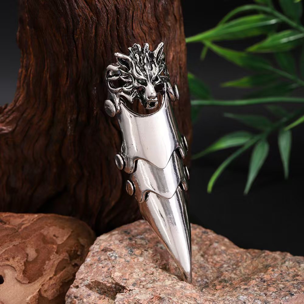 Vintage Men's and Women's Rings with Trendy and Cool Elements, Non-Mainstream Alloy Finger Rings, Factory Direct Sales and Wholesale.