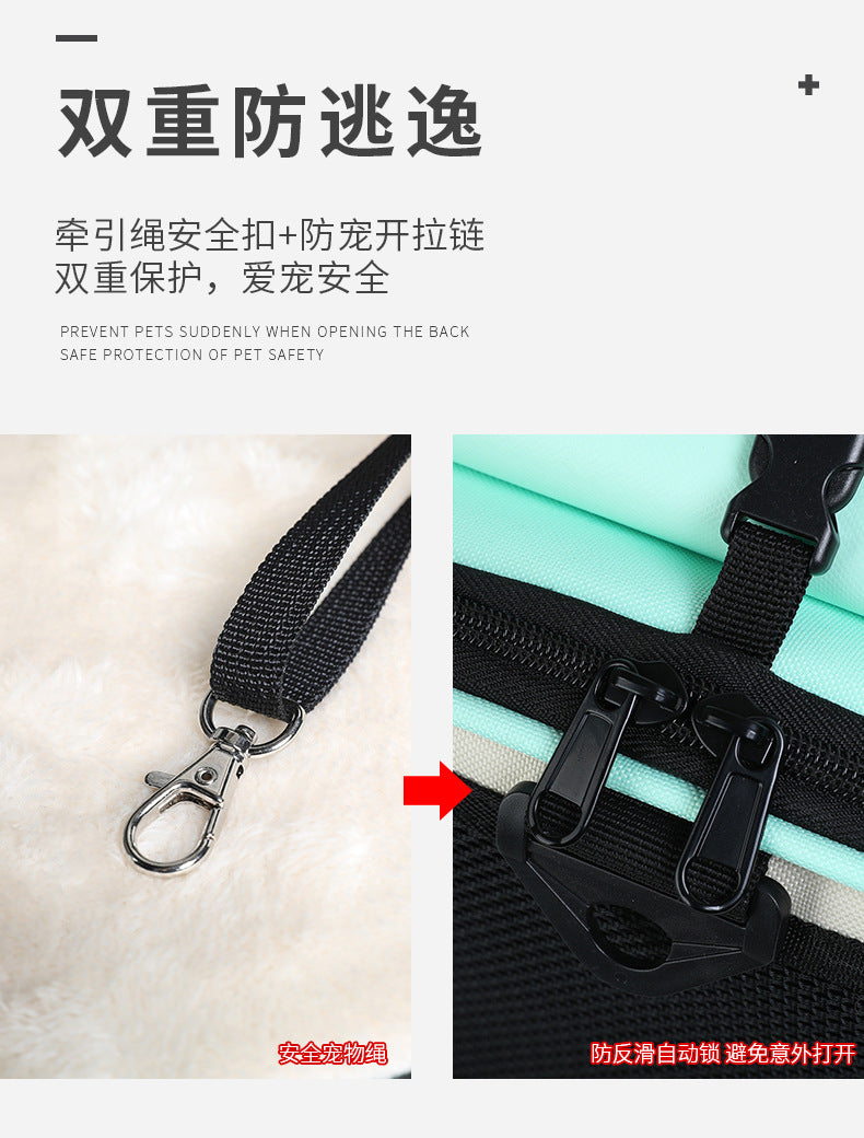Foldable, Breathable and Lightweight Cat Bag for Carrying Pets When Traveling, Handbag for Pets, Car Bag for Cats
