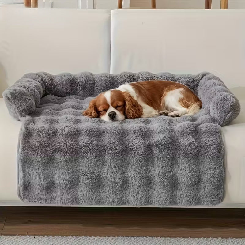 Cross-Border Hot-Selling Anti-Scratch Pet Mat, New Plush Thickened Non-Slip Sofa Dog Bed, Pet Supplies