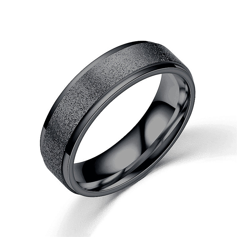 Hot Stainless Steel Single and Double Rows Full Diamond Titanium Steel Couple Rings for Women with Small Square Diamonds Personalized Simple Card Plus Titanium Steel Rings