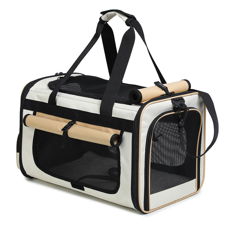 Foldable, Breathable and Lightweight Cat Bag for Carrying Pets When Traveling, Handbag for Pets, Car Bag for Cats