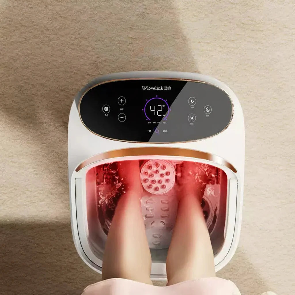 NNETM Smart Foot Bath Spa – Heated Electric Massage Tub with Constant Temperature-2