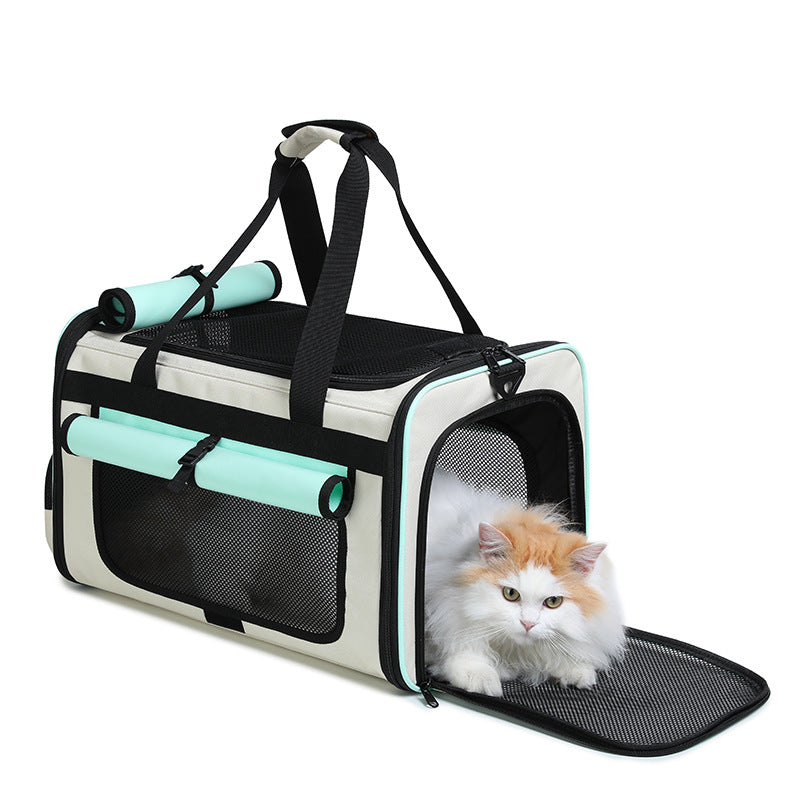 Foldable, Breathable and Lightweight Cat Bag for Carrying Pets When Traveling, Handbag for Pets, Car Bag for Cats