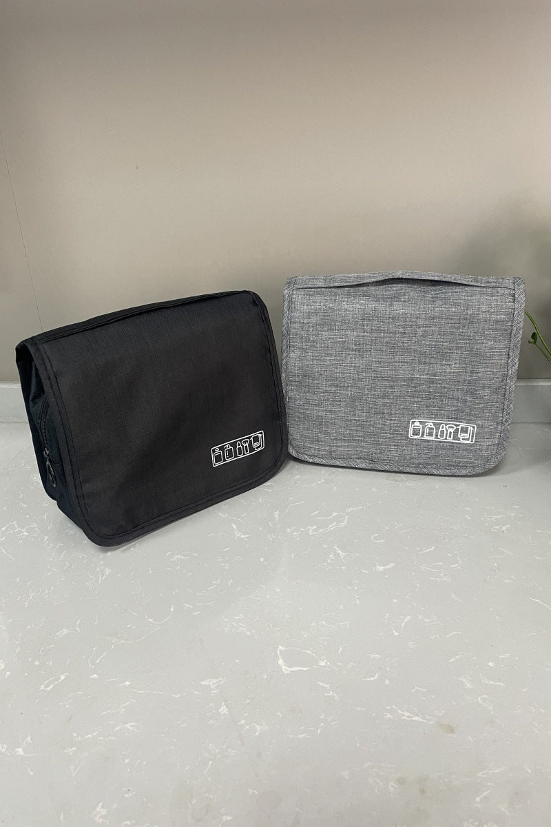 Cross-border Waterproof Cationic Hook Wash Bag Travel Cosmetic Bag Bathroom Supplies Large Capacity Convenient Travel Fabric