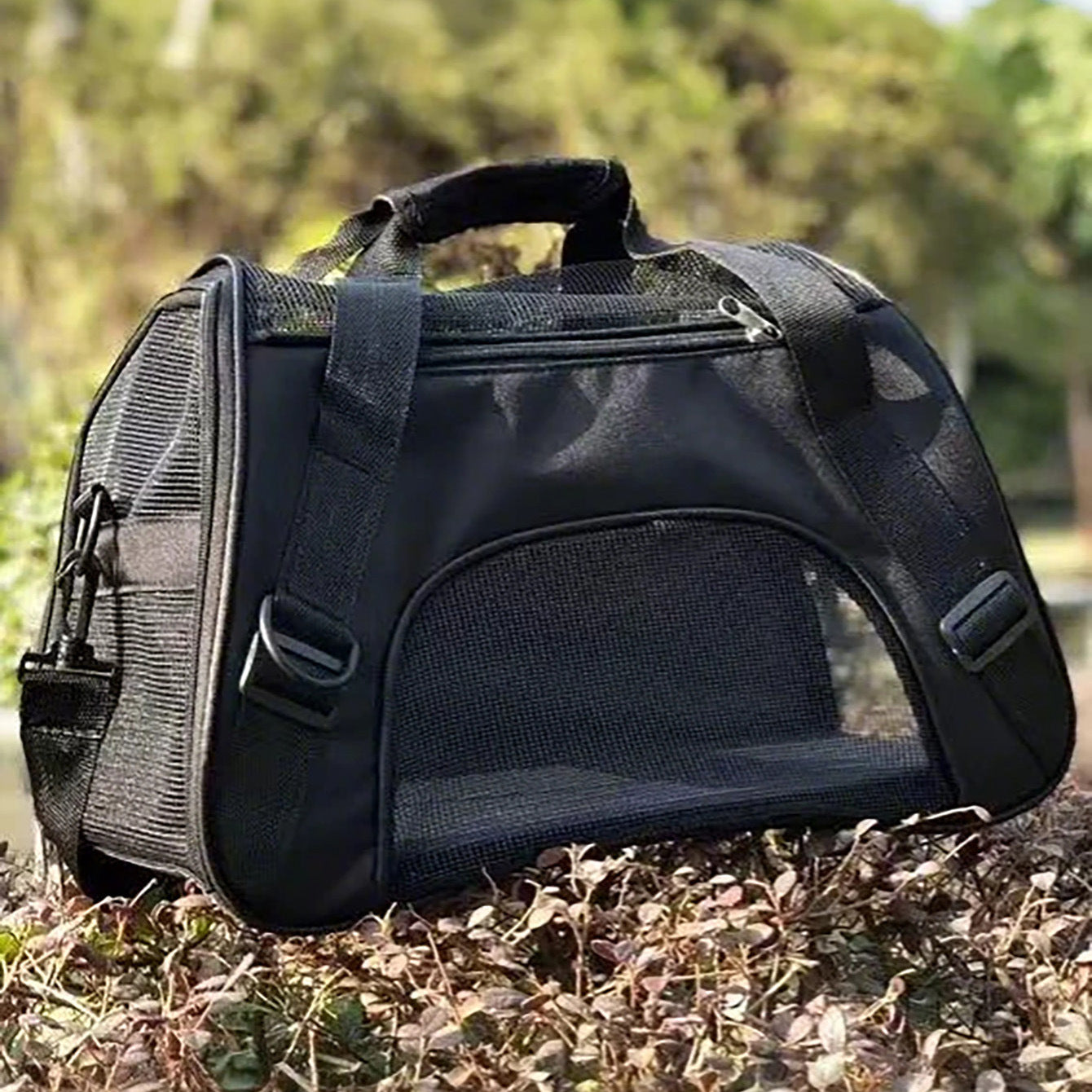 Cat Bag Pet Bag Dog Going Out Portable Portable Pack Exas-large Breathable Bag Backpack with Cage Travel Box